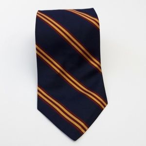 Brooks Brothers Mens Tie 100% Silk Blue Red Yellow